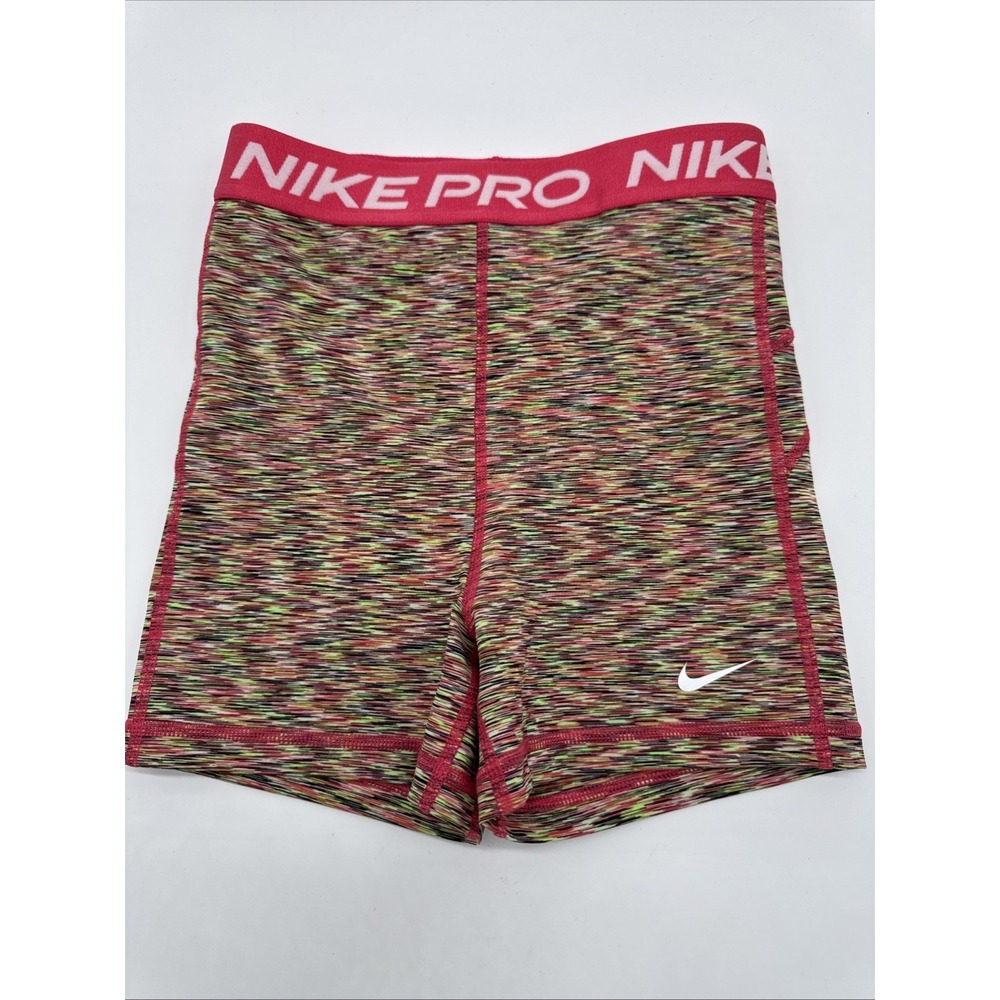 Nike Pro Women's Compression Shorts Pink Athletic Activewear XS New